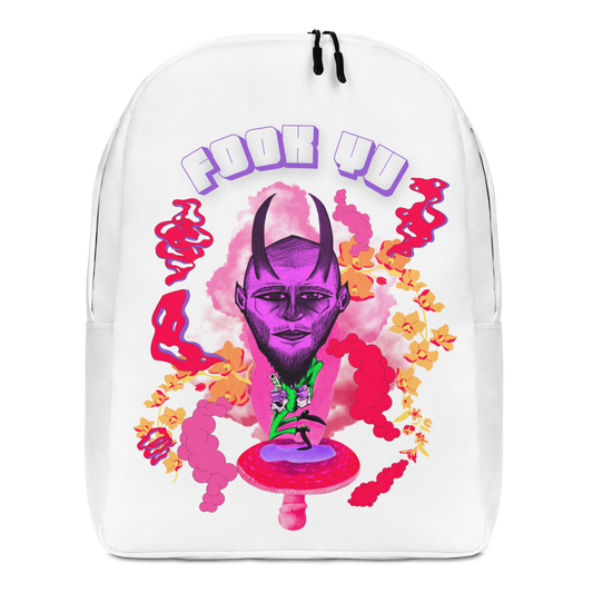 FOOK YU Backpack Halloween Raver Costume
